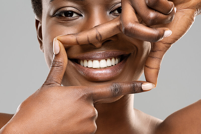 Woman With White Teeth